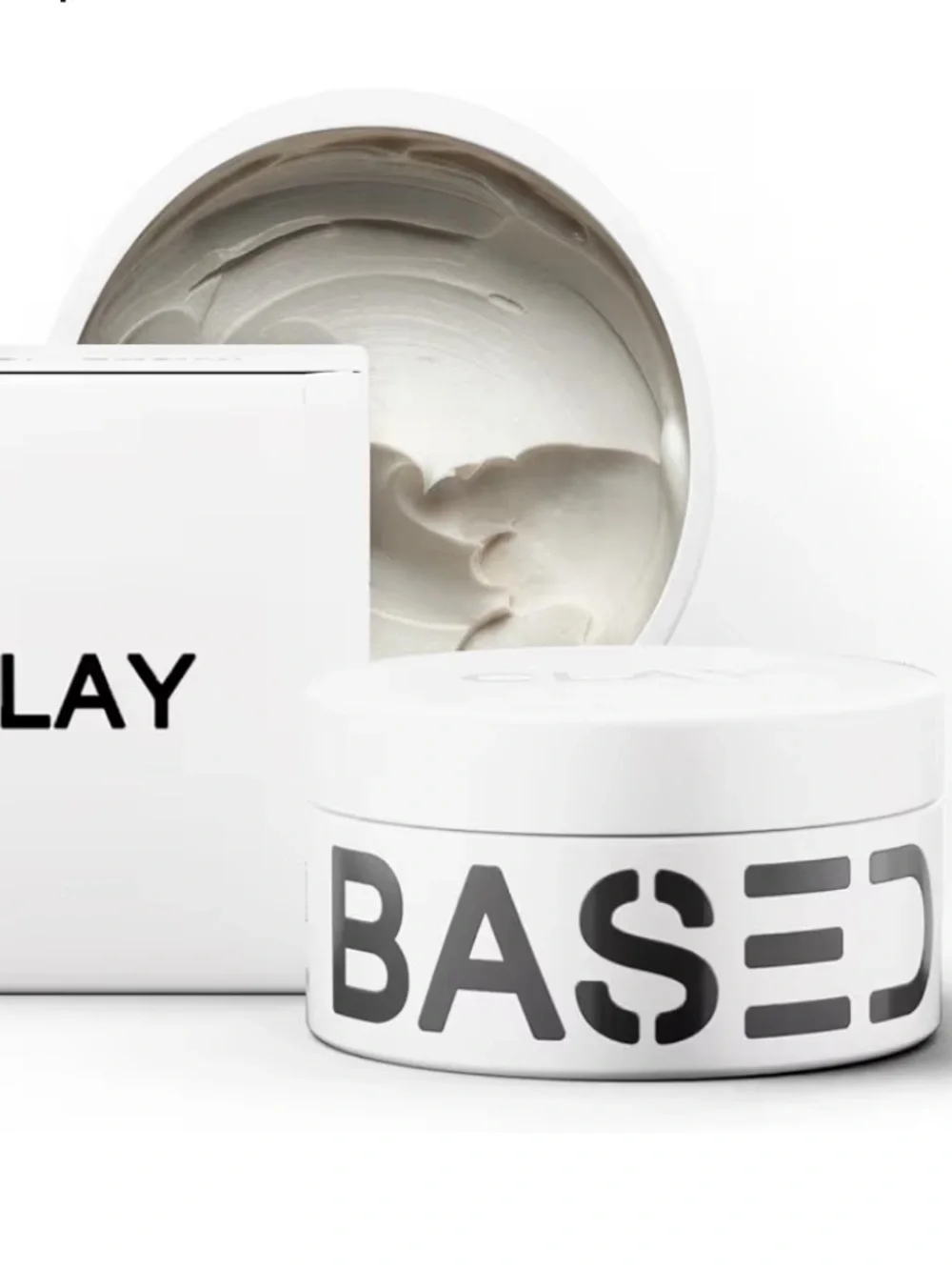 BASED Hair Clay for Men, Premium Hair Clay with Strong Hold, Texturizing Finish